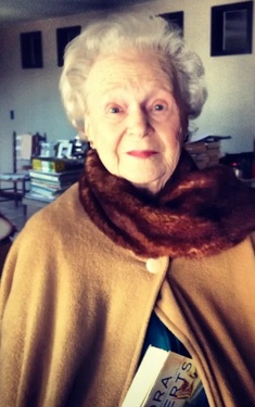 The Queen Mother &amp; her fur headed to the theatre, Greenville, NC