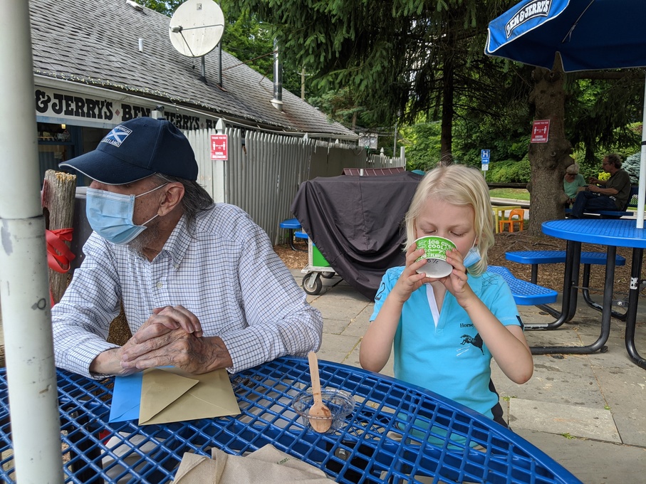  Pandemic Ice Cream with Grandpa