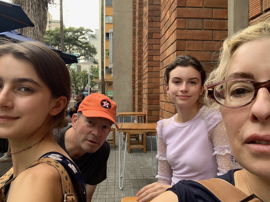 John and family in Bogota, Colombia