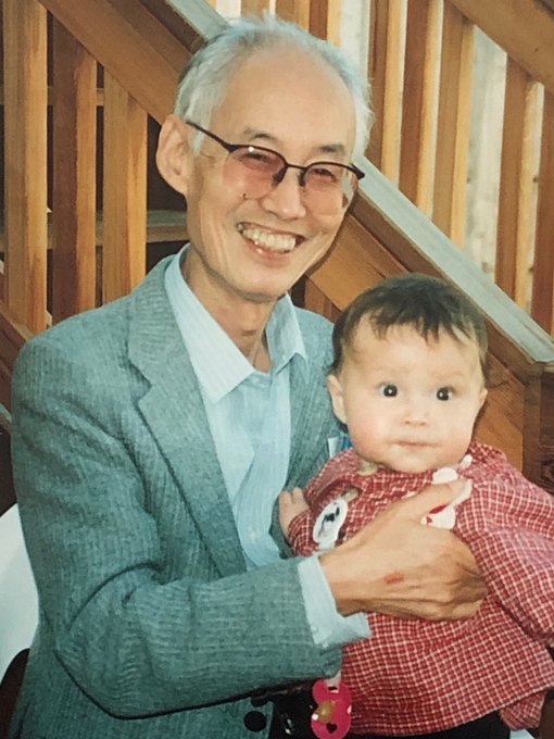 Makoto Ueda - with Rylee Jones (niece's daughter) c. 2005