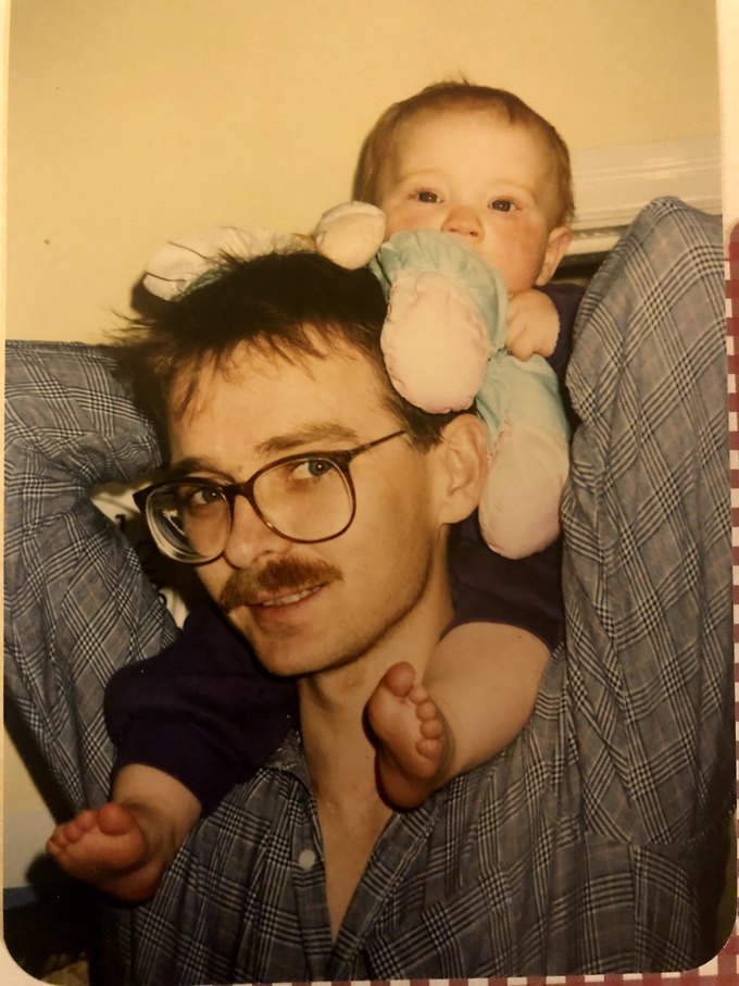 Mike and his daughter 