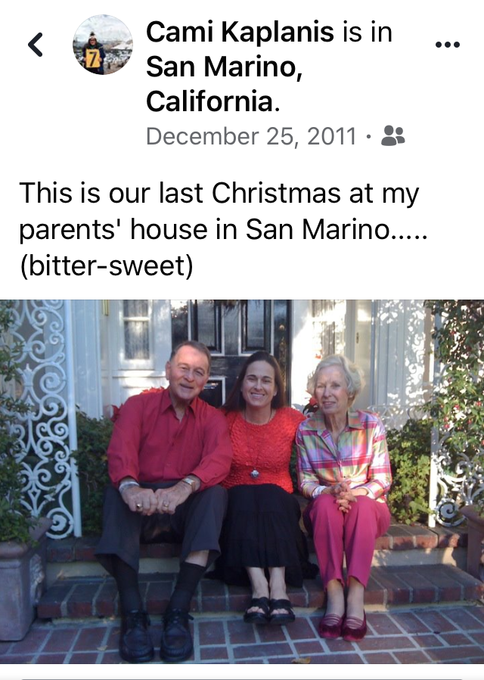 December 2011. Last Christmas in San Marino House. 