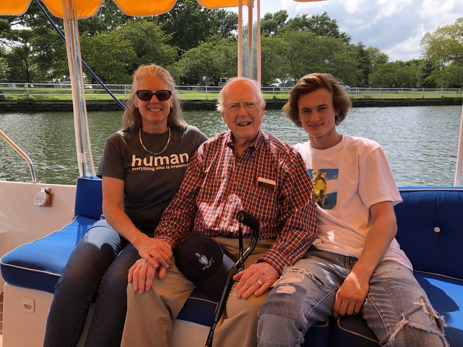 On the Haines Point Shuttle Boat