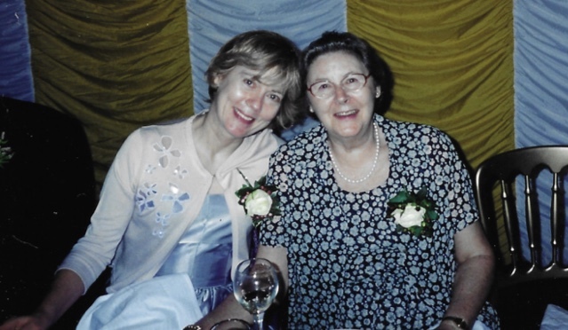 Ann with her new in-law