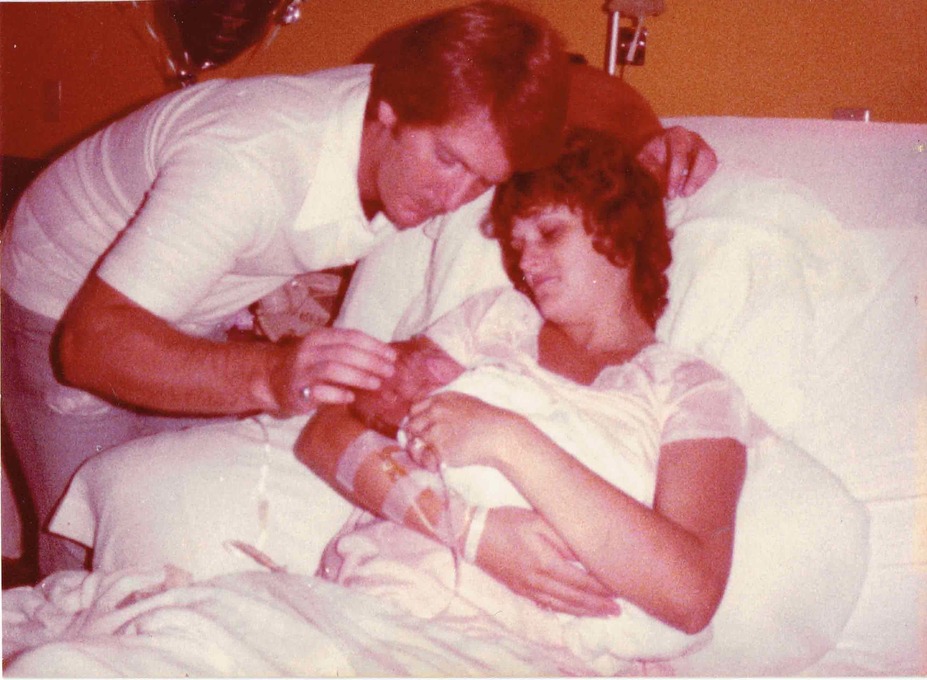 Mike, Suzanne and newborn Melody