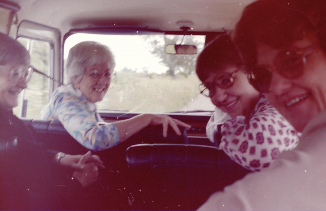 Nancy, Anna Mary and friends. 