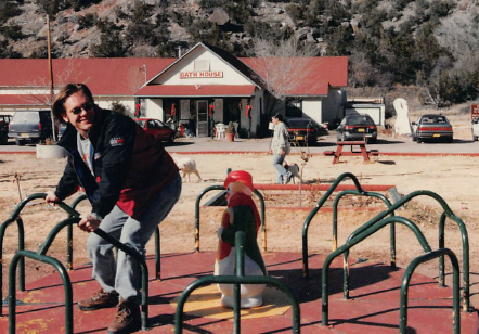 Just being a kid....Christmas in Jemez NM