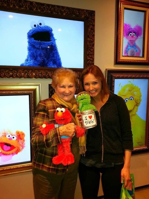 Mema & Courtney in NYC at Sesame Street