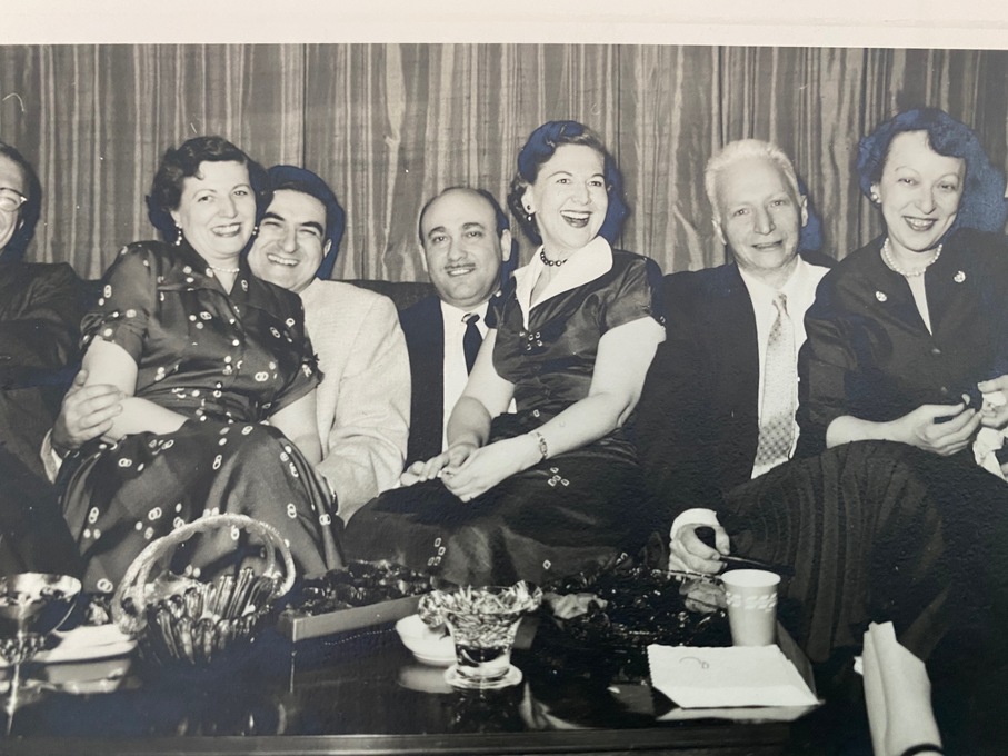 Robert's parents Ethel and Irving with siblings