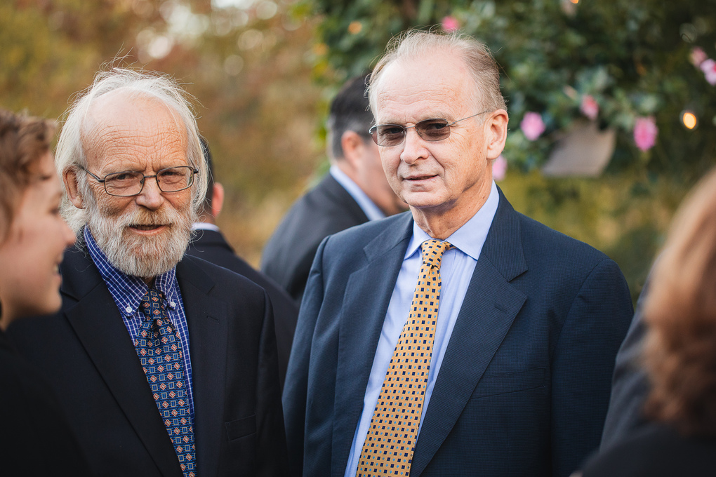 Mike and his brother at his daughter's wedding