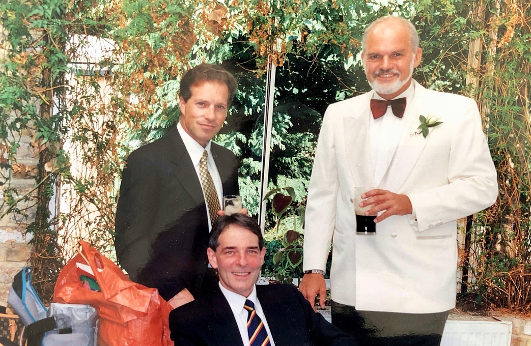 With Evan & Mike at Jason's Wedding 