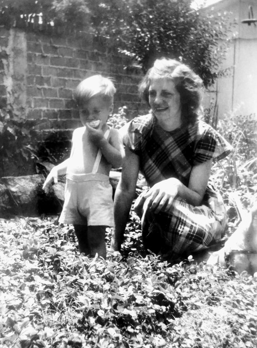 In Grandpa and Gram's Garden