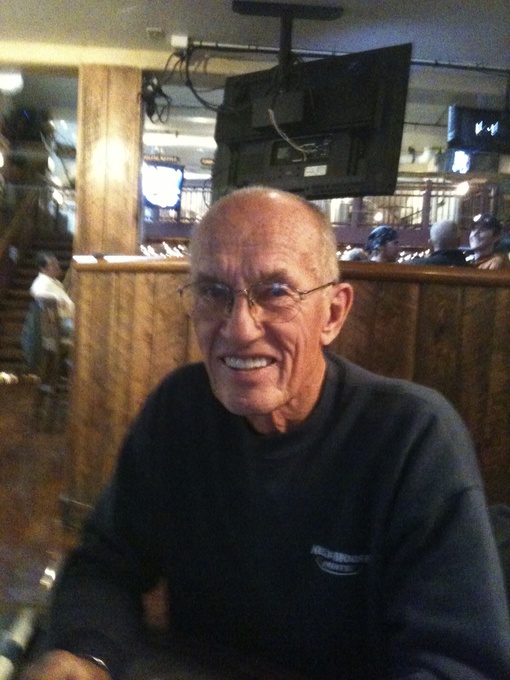 Grabbing a bit at Dillon Dam Brewery