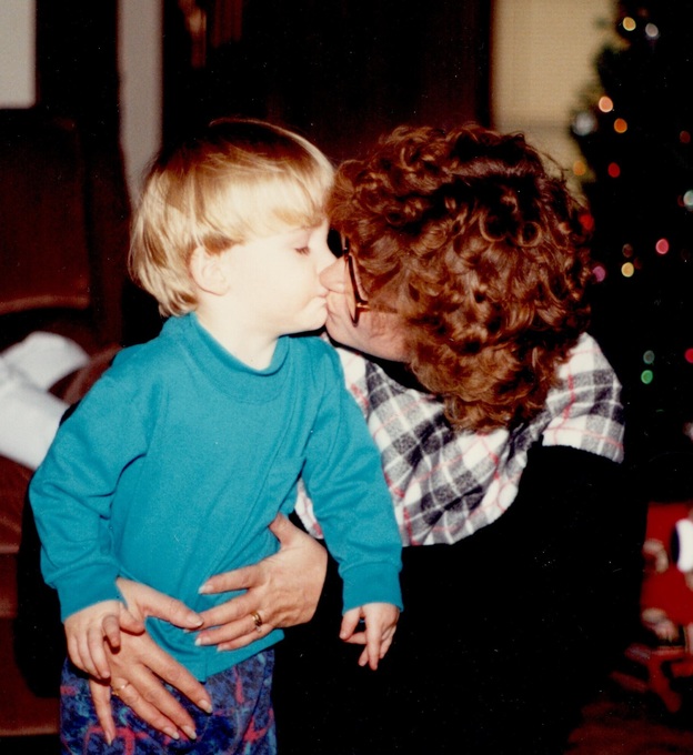 Sandi with grandson Joel