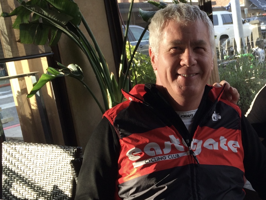 Post-ride fun with friends