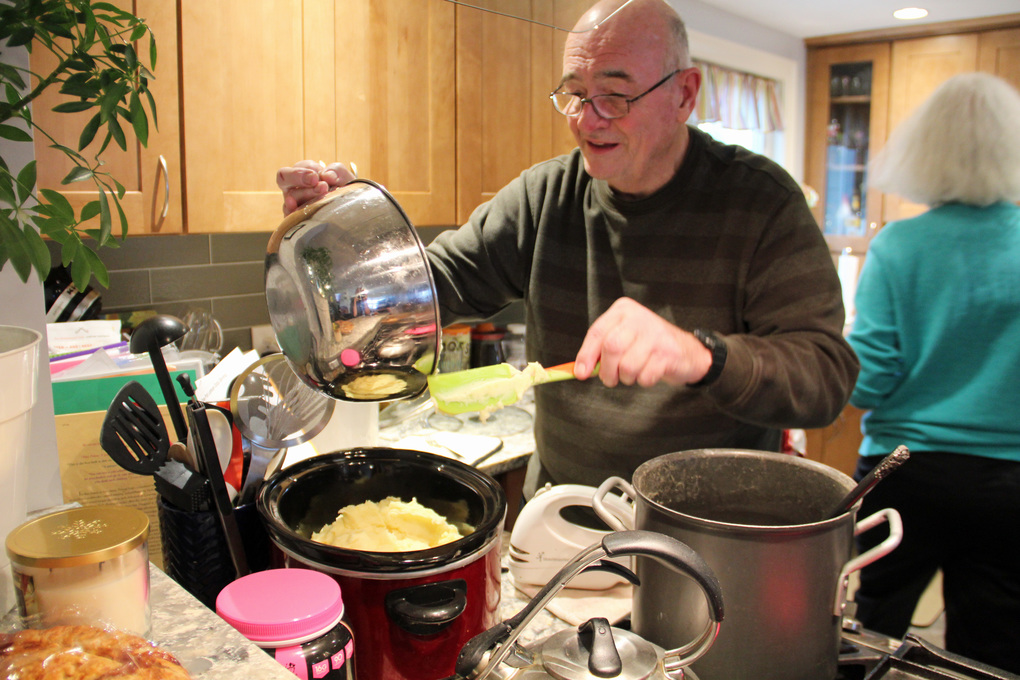 Eric was always in the kitchen making something delicious