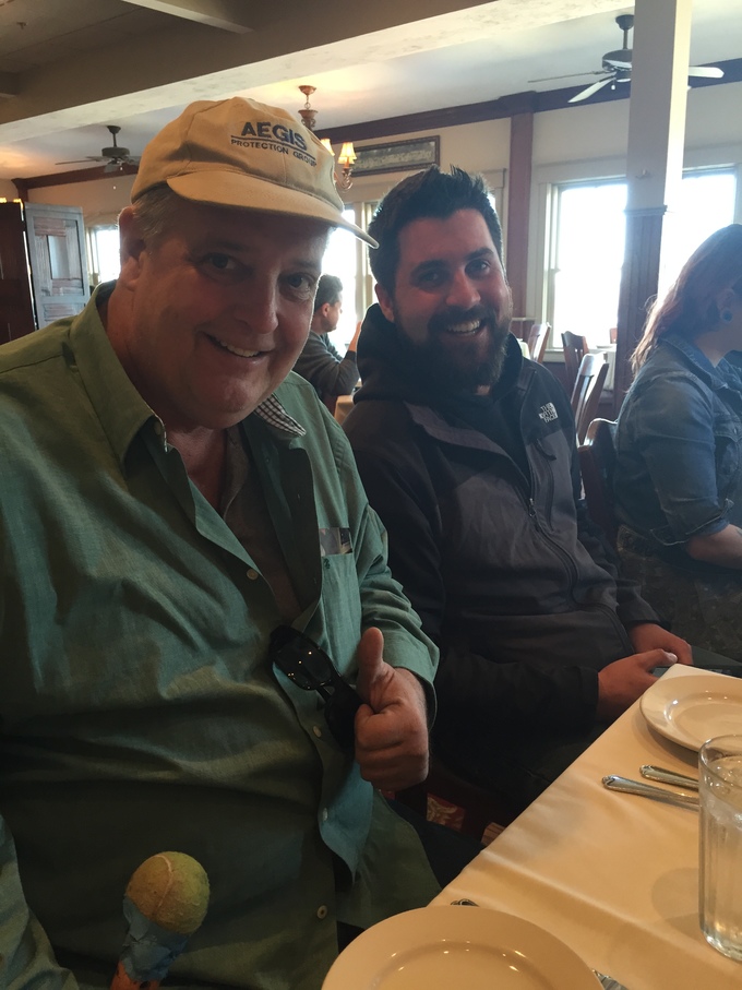 Michael with Nephew Craig at family gathering.