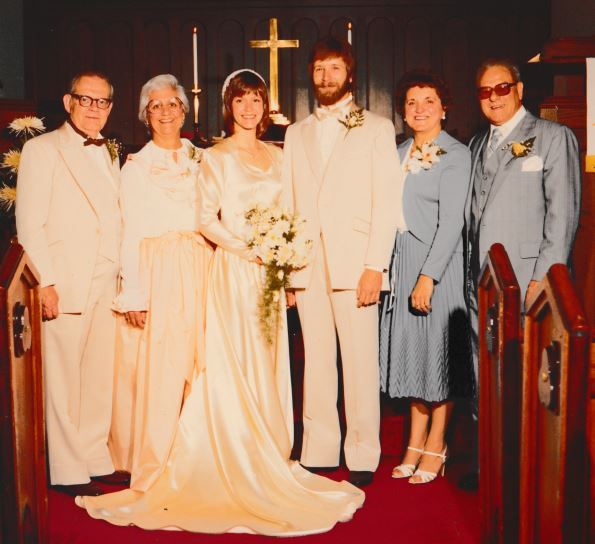 Don & Ann's Wedding Photo with their Parents