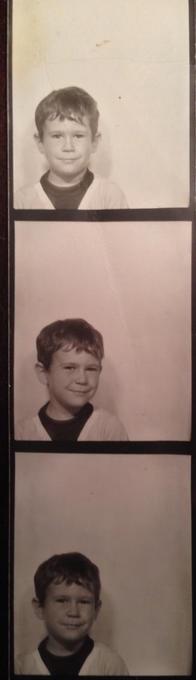 Little Juan in a Photo Booth