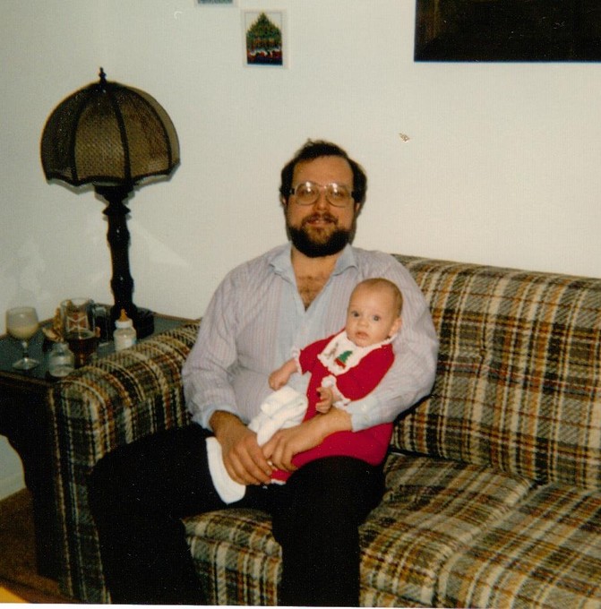 Dad and baby Jenny