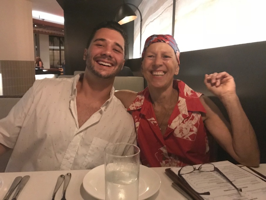 Tina and Justin with big smiles