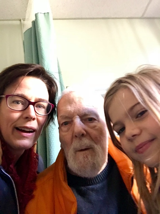 Visiting Grandpa Jan 2018