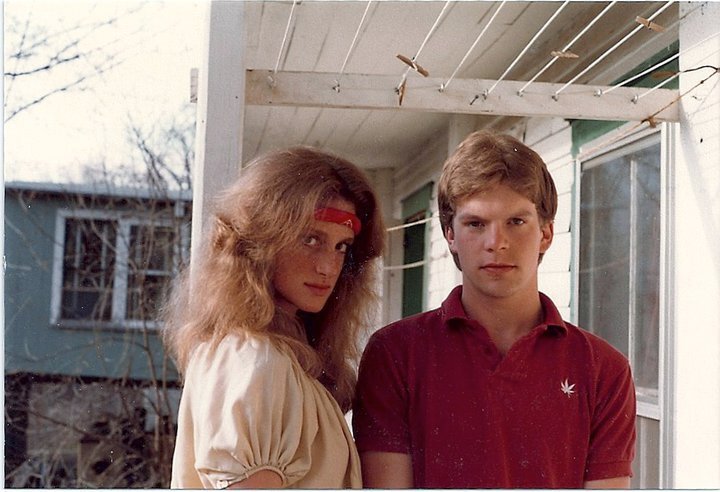 John and friend Liz at Middlebury