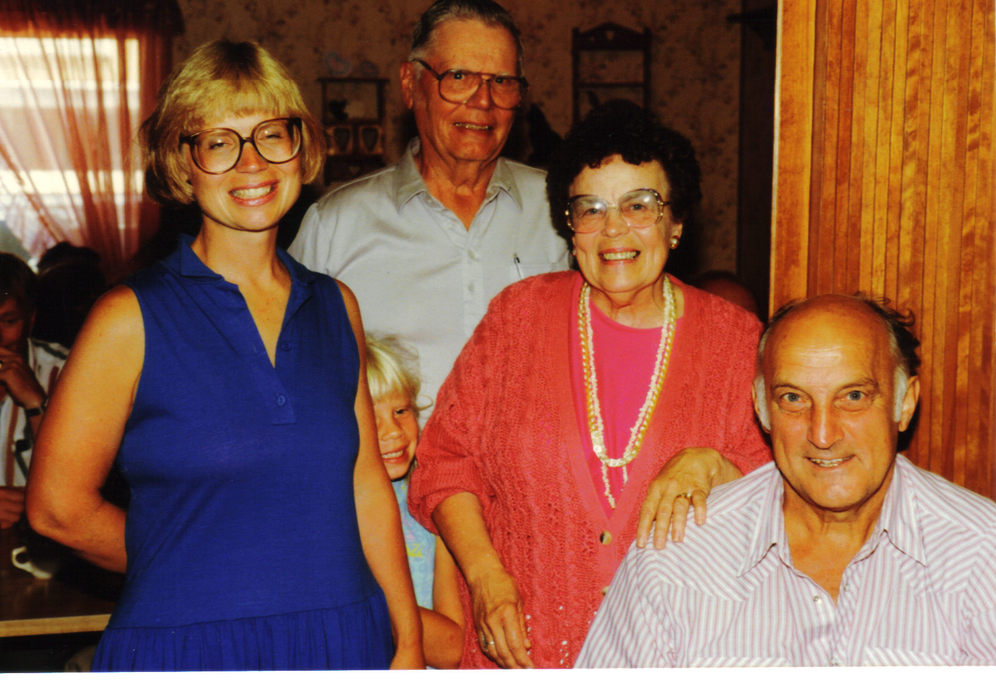 Margo, Dad, Mom and Ruben Ohmann