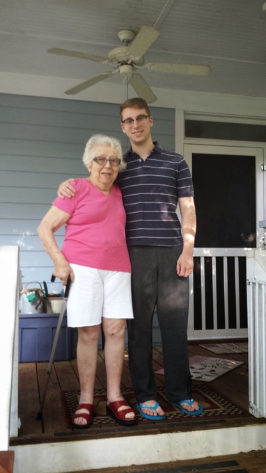 Teresa and grandchild Max