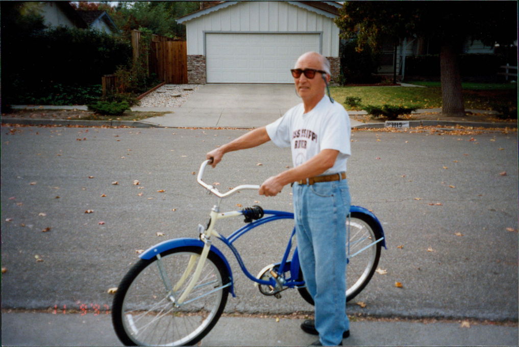 Dad and his bike