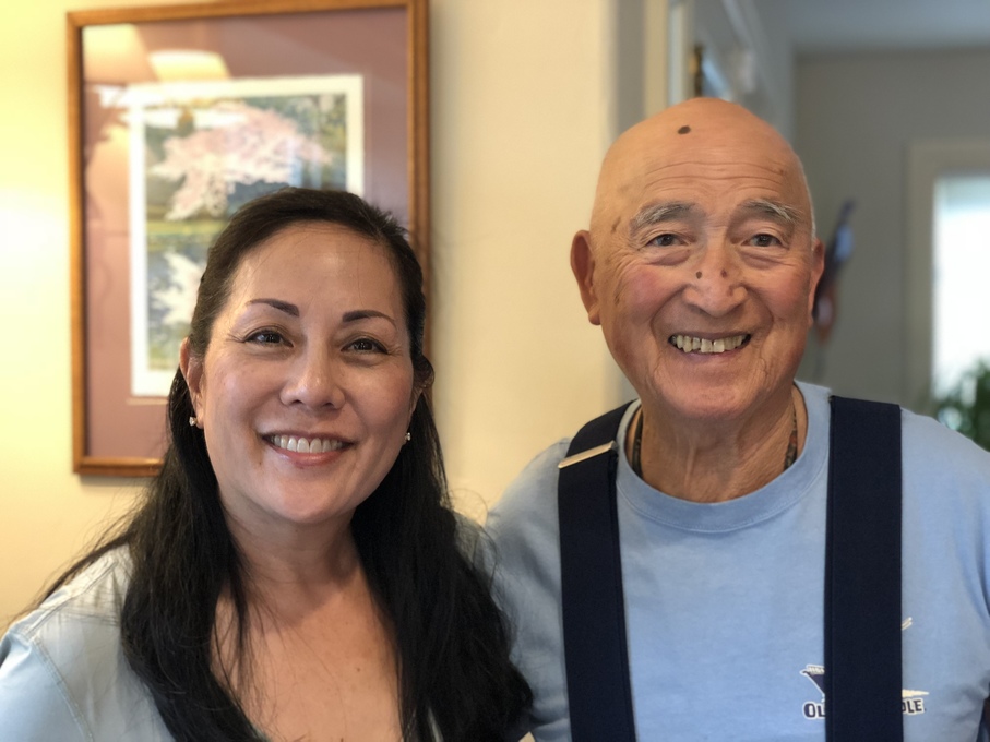 Carl and Teri on Father's Day