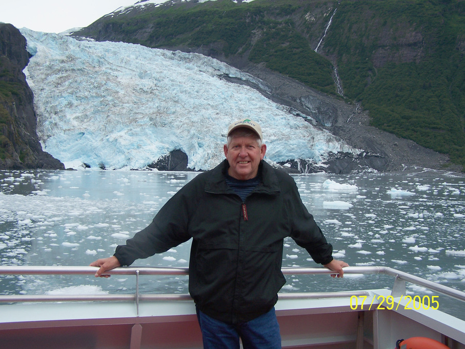 Alaskan Glacier behind Howard