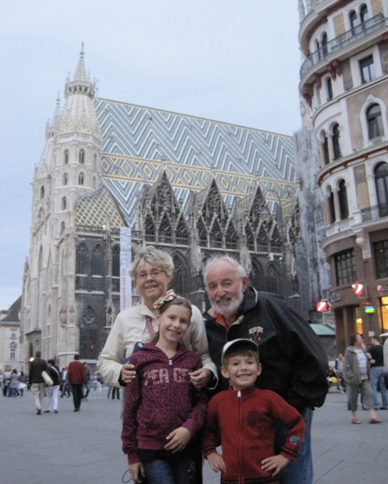 Aj and Dolly with Sasha and Ivan (grandchildren)