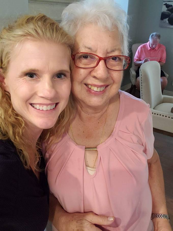 Dalia with her niece Ashley