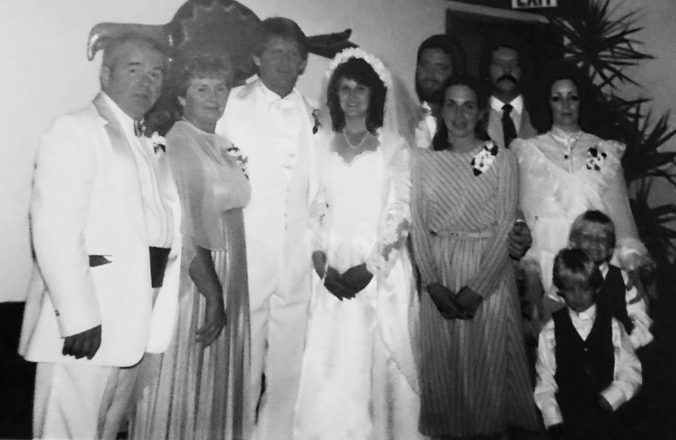 Wedding to Suzanne King 1983