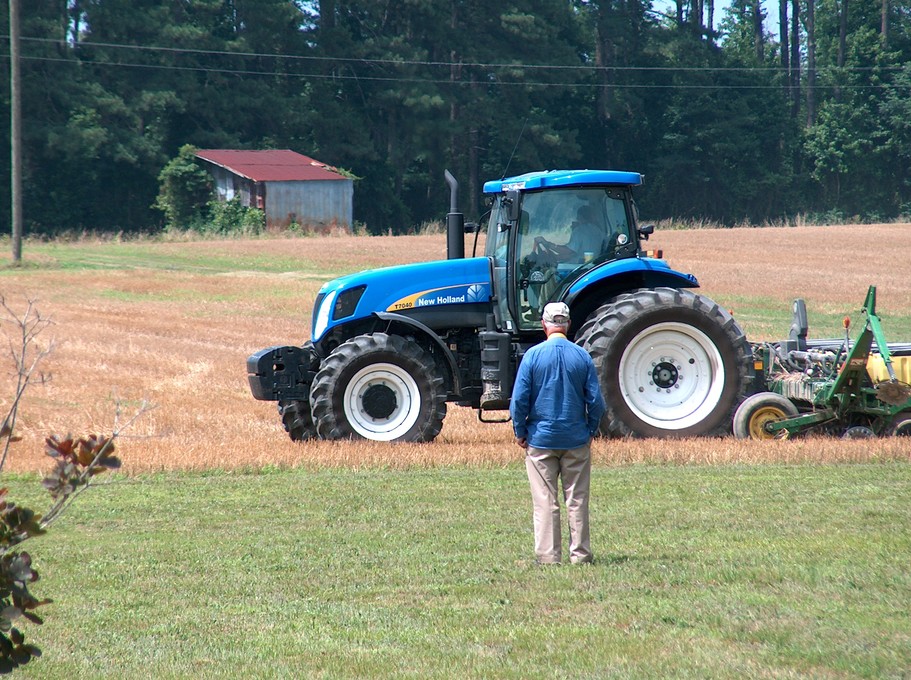Tractor watching