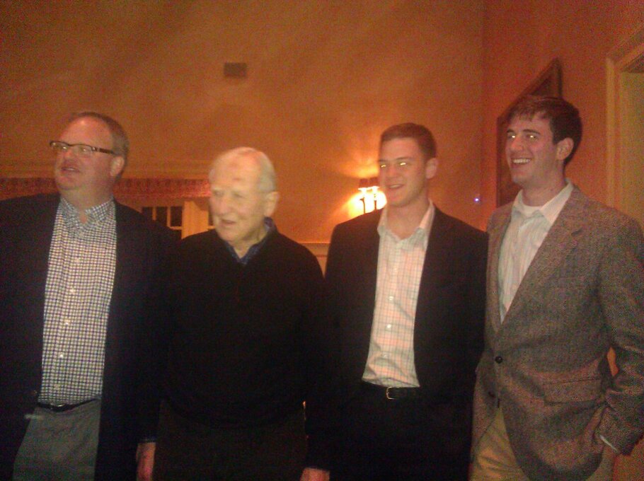 Tall men together in CT, 2014