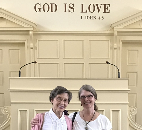 Visiting Kirkwood church in 2018