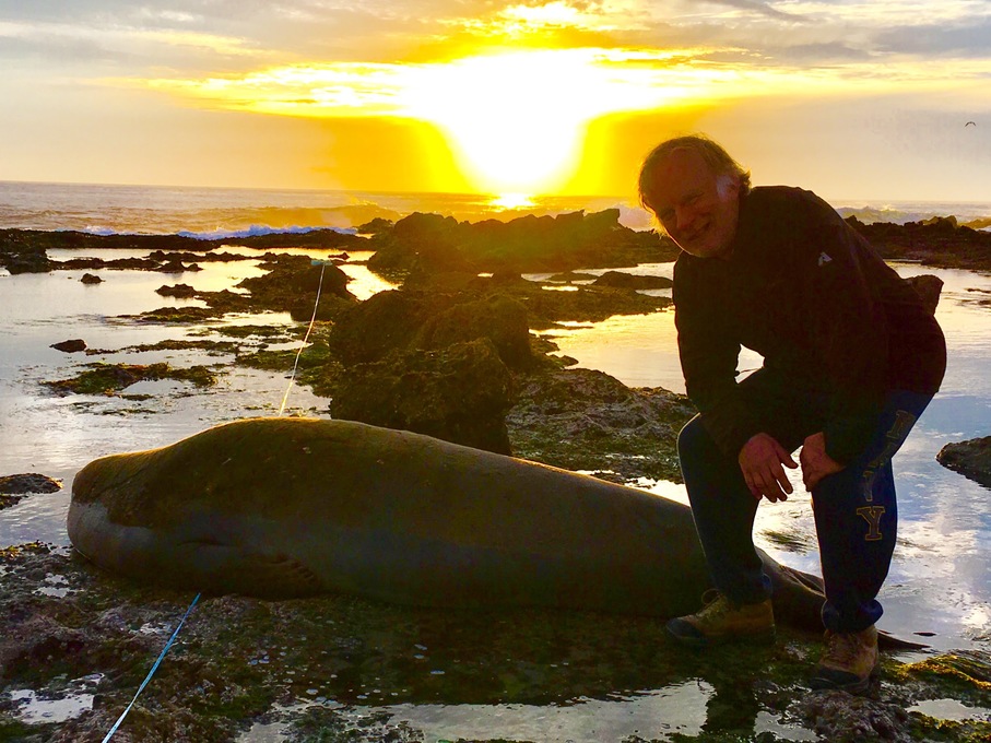 Glenn and a stubborn, sleepy friend :)