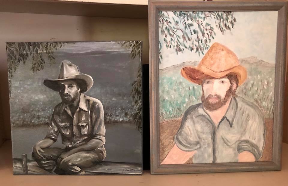 paintings by Justin and Vicki