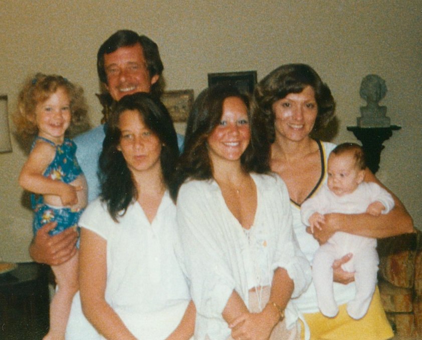 All 4 daughters together in Wisconsin 1979