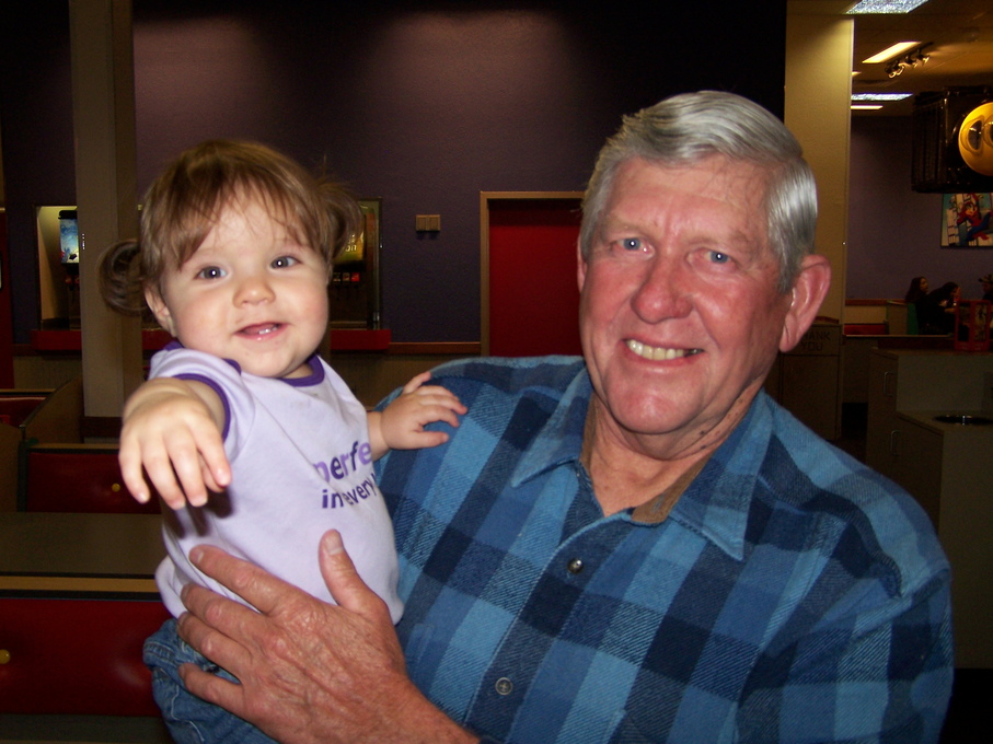 Sydney Cole (Aaron's daughter) & Grandpa Howard