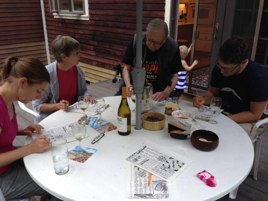 Crosswords over Wine and Cheese