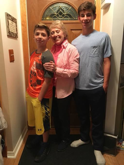 Grandma, Tim and Christian 