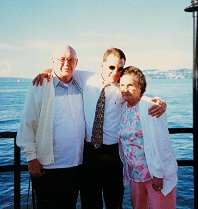 Dieter with Uncle Don & Aunt Virgie Nelson