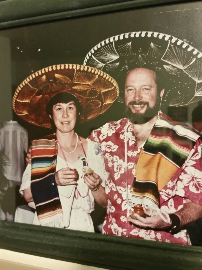 Mom and Dad on Mexican Cruise