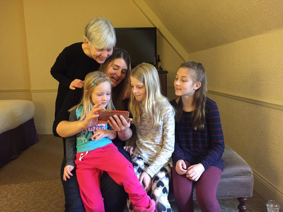 Ann, Evelyn, Sara, Madeline, and Maya