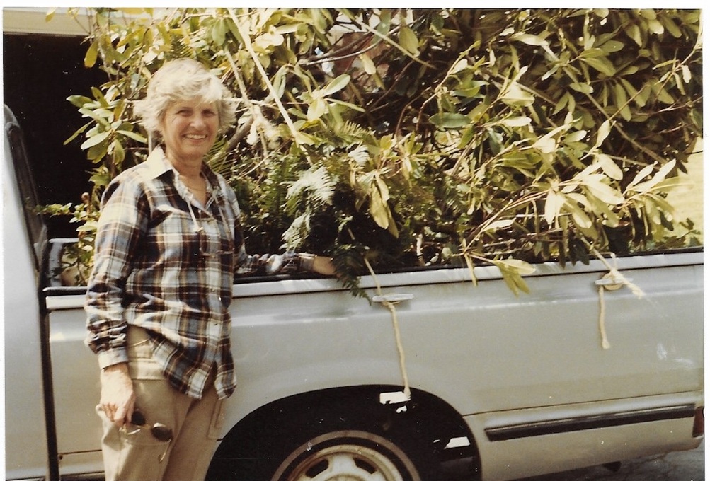 Our favorite horticulturist at work