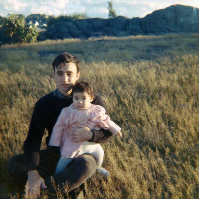 Charlie and infant Kecia.