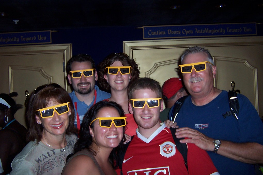 Family at Magic Kingdom - 2007
